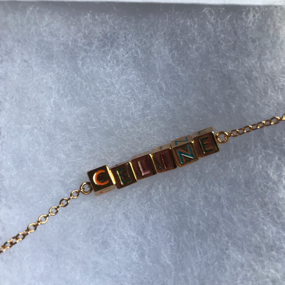 Celine colored Block bracelet - Picture 1 of 6